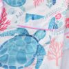2pcs Turtle Sea Element Printed Pajama Set For Women Short Sleeve Shirt With Lapel Button And Loose Elastic Shorts Suitable For Festivals Parties Casual Outdoor Indoor Wear All Season main 4