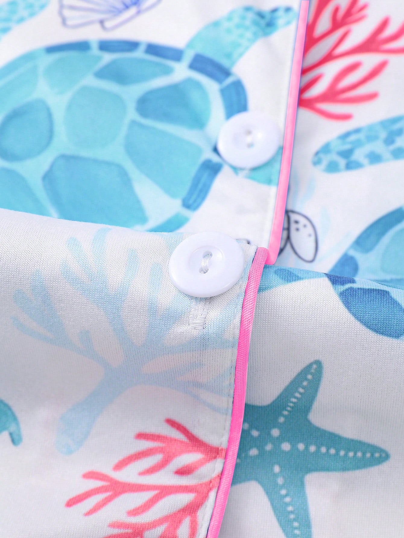 Turtle Sea Pajama Set For Women Short Sleeve Shirt Turtle Sea Pajama Set For Women Short Sleeve Shirt