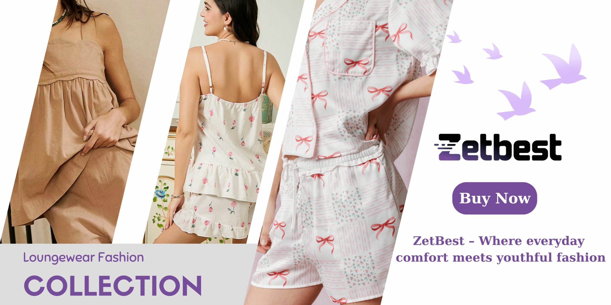 Beige Brown Clean Aesthetic Fashion Collection Medium Banner