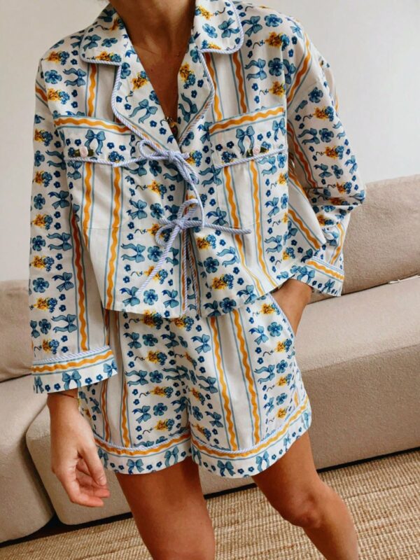 Shorts Sets Loungewear Homewear Sleepwear Summer Clothes