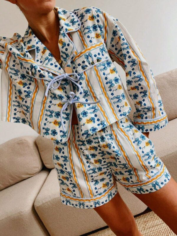 Shorts Sets Loungewear Homewear Sleepwear Summer Clothes