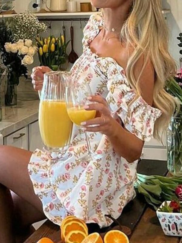 Womens Floral Pajama Sets Cami Top And Shorts