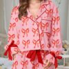 Women 4th Of July Summer Casual Loose Fit Pajamas Sets Patriotic Outfits