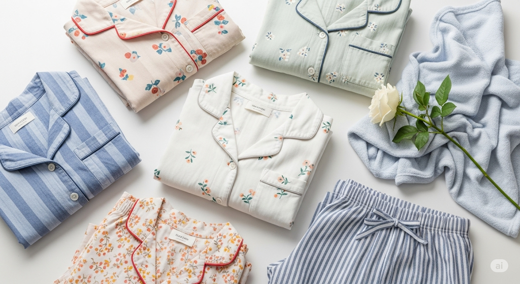 Cotton Pajama Set for Summer